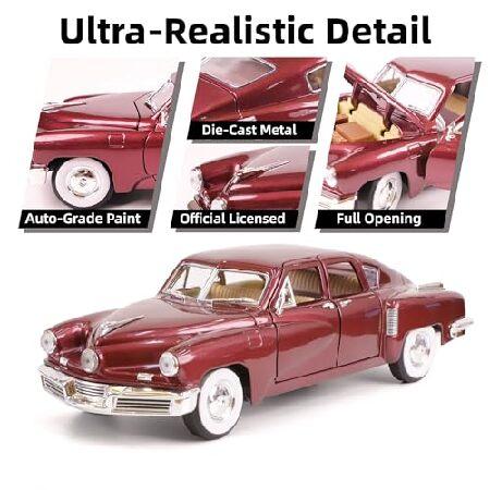 LUCKY DIE CAST 1948 Tucker Torpedo 1/18スケール ダイカストメタル