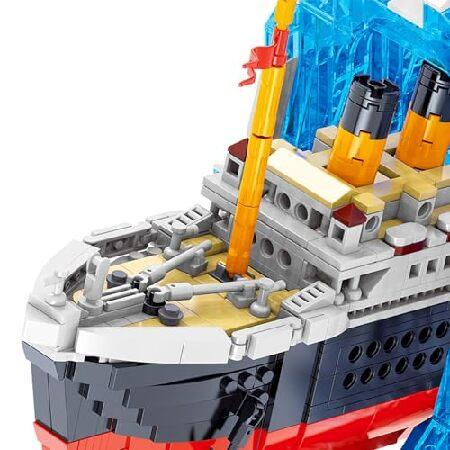 Hallisun タイタニック ビルディングブロック ブックエンド ビッグ
