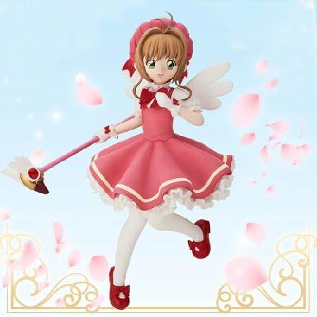 YLQANONG Cardcaptor Kinomot Figures Cerberu Anime Figure Statues PVC CCS Anime Action Figurine for Fansの画像