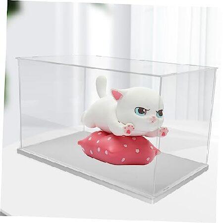 Yardwe Acrylic Action Figure Holder Collectible Display Case Showcase for Figures_3