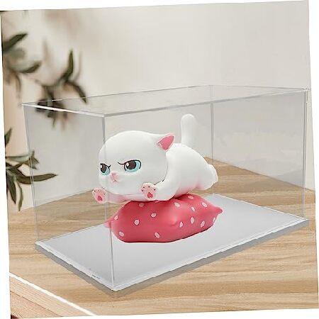Yardwe Acrylic Action Figure Holder Collectible Display Case Showcase for Figures_4