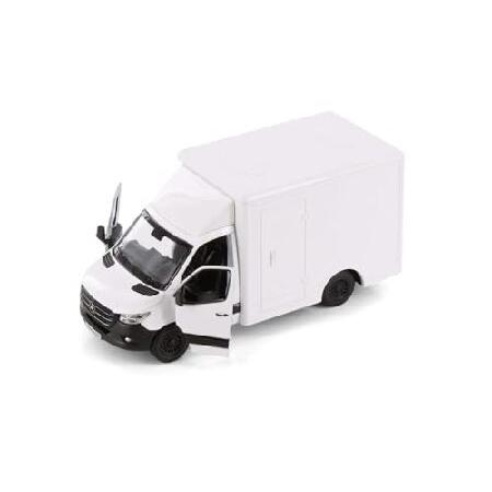 Box of 12 M-B Sprinter Box Truck, White - 5471DW - 1/48 Scale Diecast Model Carsの画像