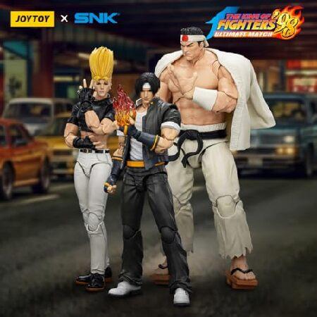 JOYTOY KOF 98UM ヒーローチーム 3個セット 1/18 アクションフィギュアシリーズ モデル メカコレクターキャラクターの画像