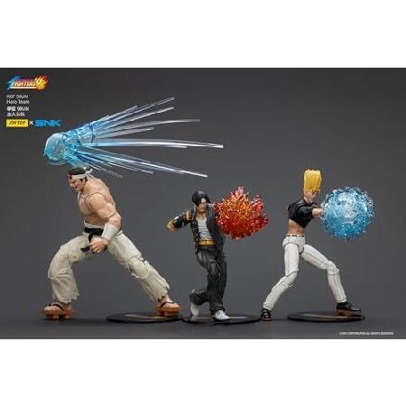 JOYTOY KOF 98UM ヒーローチーム 3個セット 1/18 アクションフィギュアシリーズ モデル メカコレクターキャラクターの画像