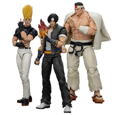 JOYTOY SNK KOF98 草薙京、ニカイドウ、ダイモン 3個セット JOYTOY SNK 1/18 アクションフィギュア KOF 98UM ヒーロー - 3ピース