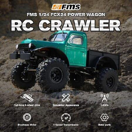 EAZYRC FMS FCX24 パワーワゴン 1/24 RCクローラー ブラシレス 4x4 RTR