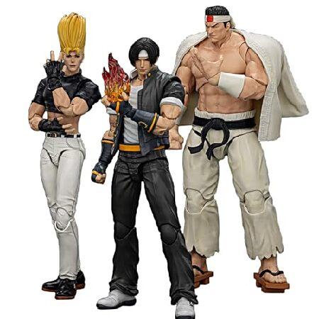 JOYTOY SNK KOF98 草薙京、ニカイドウ、ダイモン 3個セット JOYTOY SNK 1/18 アクションフィギュア KOF 98UM ヒーローチーム 草柳