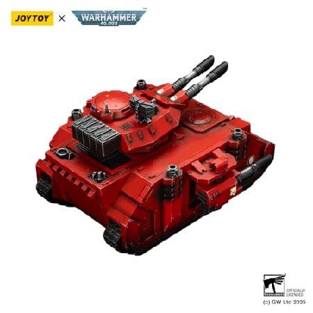 JOYTOY Warhammer 40k Blood Angel 1/18 Action Figure Blood Angels Predator Annihilator with Twin Lascannons_2