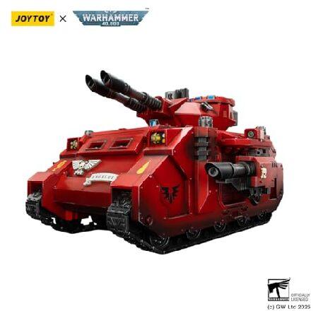 JOYTOY Warhammer 40k Blood Angel 1/18 Action Figure Blood Angels Predator Annihilator with Twin Lascannons_3