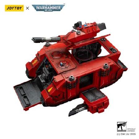JOYTOY Warhammer 40k Blood Angel 1/18 Action Figure Blood Angels Predator Annihilator with Twin Lascannons_4