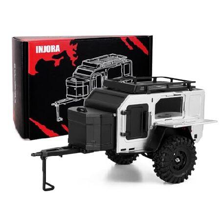 INJORA オフロードキャンプトレーラー 1/18 1/24 RCクローラー TRX4M