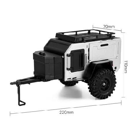 INJORA オフロードキャンプトレーラー 1/18 1/24 RCクローラー TRX4M