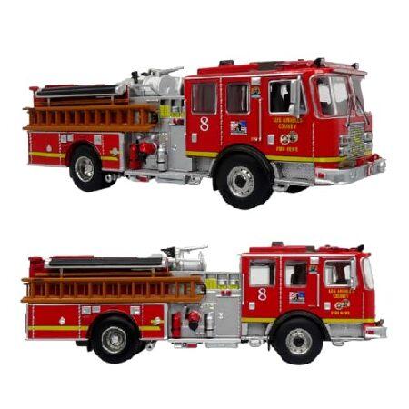 Iconic Replicas KME Predator Fire Engine: LACFD - Engine 8 1:64