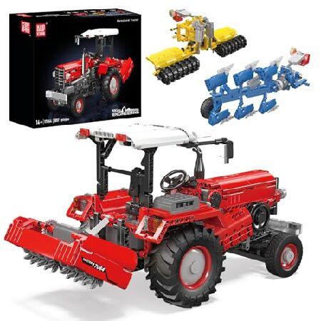 Mould King 17064 ファームトラクタービルディングブロックセット RC