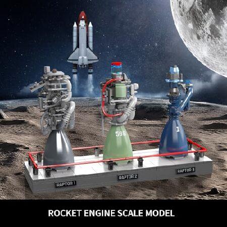 Mould King ラプターロケットエンジンモデルキット 宇宙船コレクター