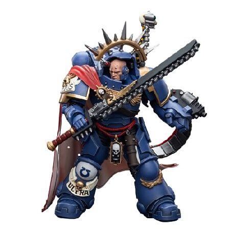 JOYTOY 1/18 Warhammer 40，000 Action Figure Ultramarines Captain in Gravis Armour Collection Model_1