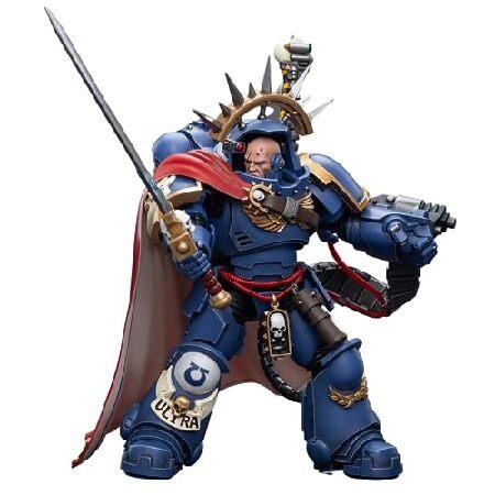 JOYTOY 1/18 Warhammer 40，000 Action Figure Ultramarines Captain in Gravis Armour Collection Model_2