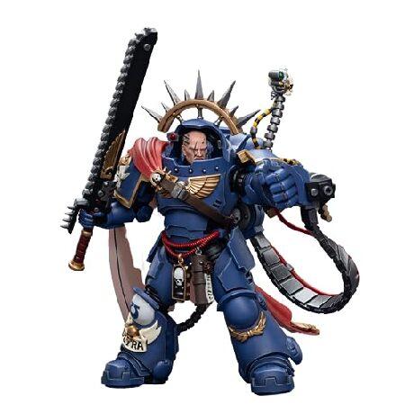 JOYTOY 1/18 Warhammer 40，000 Action Figure Ultramarines Captain in Gravis Armour Collection Model_4