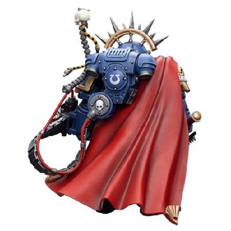 JOYTOY 1/18 Warhammer 40，000 Action Figure Ultramarines Captain in Gravis Armour Collection Model_5