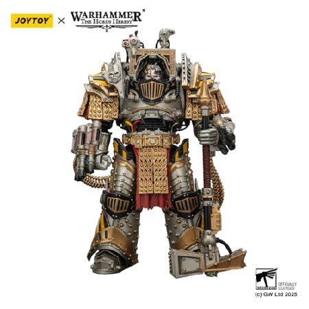 JOYTOY Warhammer The Horus Heresy 1/18 Action Figure 7.2inch Iron Warriors Perturabo， Primarch of The lVth Legion_1