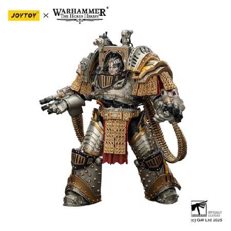 JOYTOY Warhammer The Horus Heresy 1/18 Action Figure 7.2inch Iron Warriors Perturabo， Primarch of The lVth Legion_3