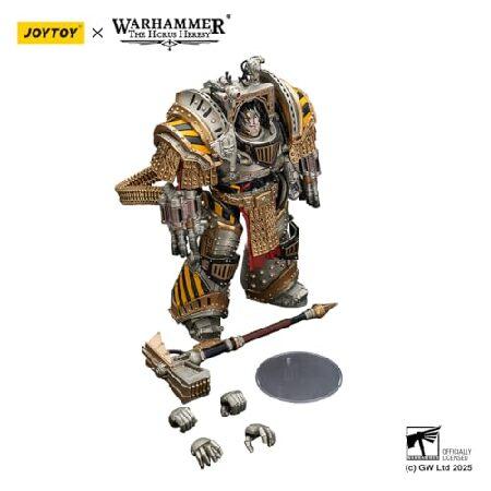 JOYTOY Warhammer The Horus Heresy 1/18 Action Figure 7.2inch Iron Warriors Perturabo， Primarch of The lVth Legion_4