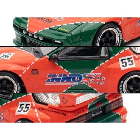 Inno Models RX7 (FC3S) Pandem Aero RHD (Right Hand Drive) #55 Red and ...
