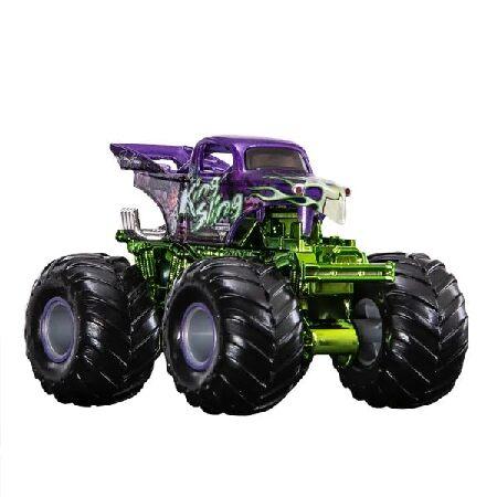 Monster Jam King Sling Dennis Anderson's Purple Limited Edition 1/64スケール ダイキャストトラック - 5,000のうち1つ - コレクション品_1