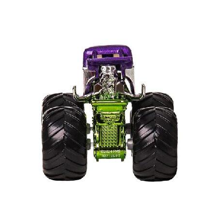 Monster Jam King Sling Dennis Anderson's Purple Limited Edition 1/64スケール ダイキャストトラック - 5,000のうち1つ - コレクション品_5