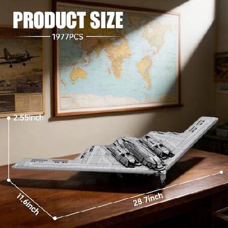 Reobrix B2 爆撃機ビルディングセット 大人用 軍用戦闘機モデル