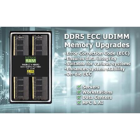 32GB 1X32GB DDR5 5600MHZ PC5-44800 2Rx8 1.1V CL46 288ピン ECC アン