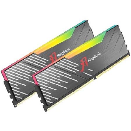 [デスクトップ用]新品 DDR5-6000 kingbank 16gb RGB KingBank RGB コンピューター デスクトップメモリ Ram Hynix M-die