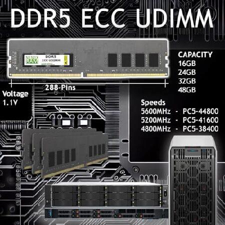 48GB 1X48GB DDR5 5600MHZ PC5-44800 2Rx8 1.1V CL46 288ピン ECC アン