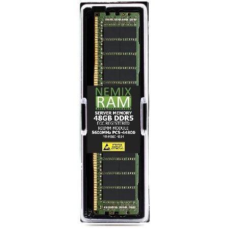 48GB 1X48GB DDR5 5600MHZ PC5-44800 1Rx4 1.1V CL46 288ピン ECC 登録