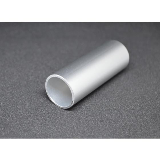 ◇アルミ 丸パイプ(A6063)シルバーアルマイト材 各品形状の(200mm)各定