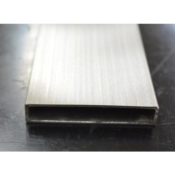 ◇ステンレス フラット角パイプ ヘアーライン研磨品 SUS304 各品形状の