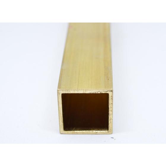 ◇真鍮 四角パイプ C2700(黄銅) 四角管 各品形状の(300mm)各定寸長での