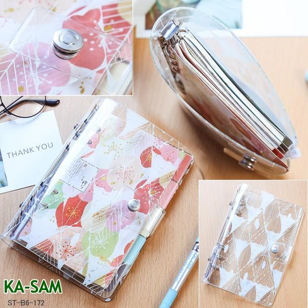 透明でおしゃれなシステム手帳 バイブルサイズ6穴 リフィルセットつき St B6 172 システム手帳リフィル 中身専門店 通販 Yahoo ショッピング