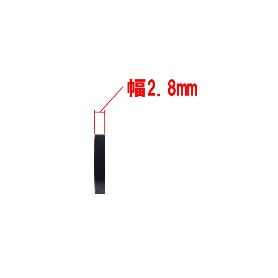 カセットデッキ修理パーツ アイドラー用ゴムリング 内径11.5mm 厚さ2.2mm 幅2.8mm 1個 駆動系消耗パーツ修理交換用｜techspace｜03