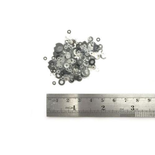 カセットデッキ修理パーツ ワッシャー/Eリング・セット 約200個