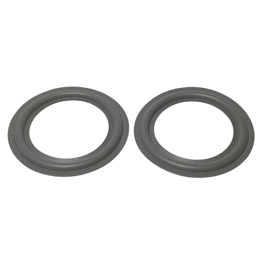 【難あり】【2枚セット】 ウレタンエッジ スピーカーエッジ 6.5インチ・ユニット用 外径156mm グレー スピーカー修理交換用パーツ | 
