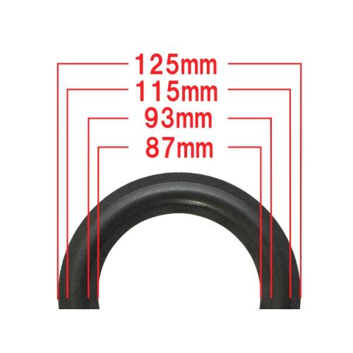 スピーカー ウレタンエッジ　スピーカーエッジ エッジ 5インチ・ユニット用 外径125mm ブラック スピーカー・ユニット修理交換用パーツ |  | 03