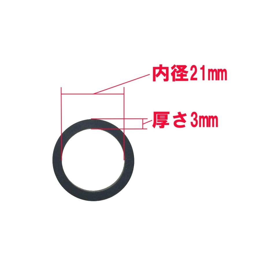 カセットデッキ修理パーツ アイドラー用ゴムリング 内径21mm 厚さ3mm 幅3mm 1個 駆動系消耗パーツ修理交換用 |  | 01