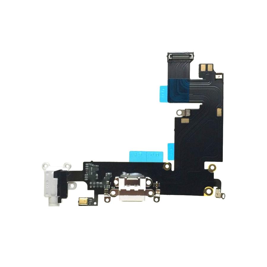 iPhone用 ライトニング 充電ポート フラットケーブル・モジュール iPhone修理交換用 (iPhone6 Plus ホワイト用) | 