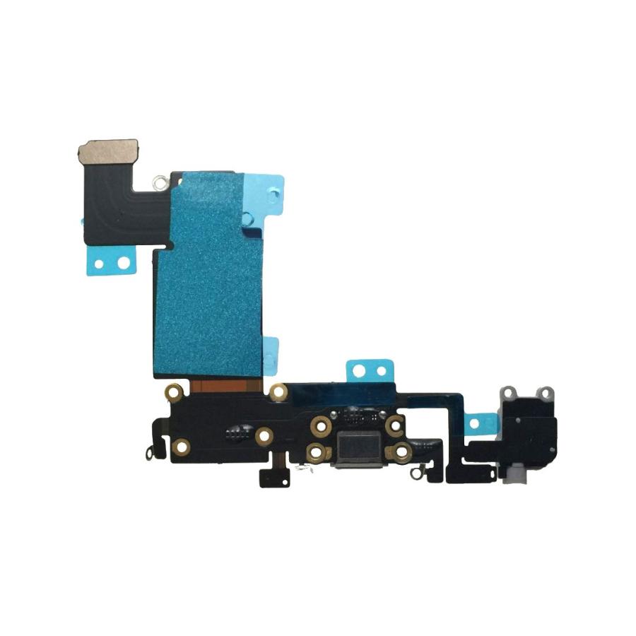 iPhone用 ライトニング 充電ポート フラットケーブル・モジュール iPhone修理交換用 (iPhone6S Plus ブラック用) |  | 01