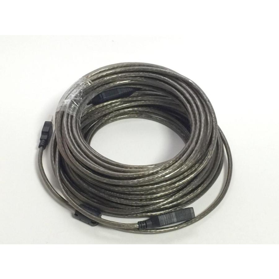 USB2.0 延長ケーブル 長さ20m Type Aコネクタ オス/メス | 