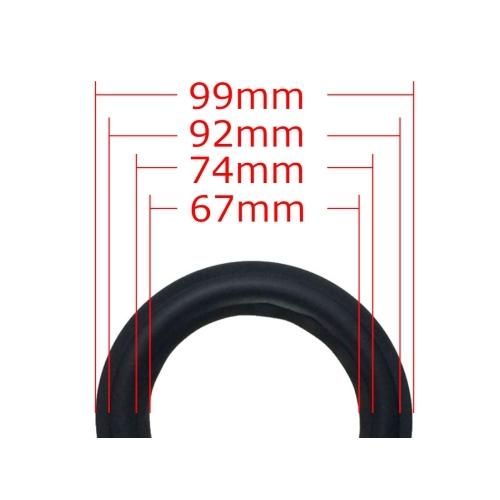 スピーカー ゴムエッジ スピーカーエッジ エッジ 4インチ・ユニット用 外径99mm ブラック スピーカー・ユニット修理交換用パーツ |  | 03