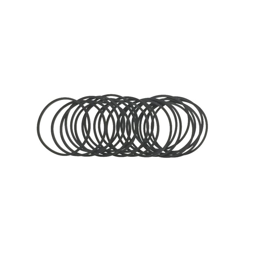 （幅0.8mm ）CD/DVD/BDドライブ修理パーツ 角ベルト 折長50mm（内径約30〜32mm）20本セット 光学ドライブ 駆動系消耗パーツ修理交換用 | 