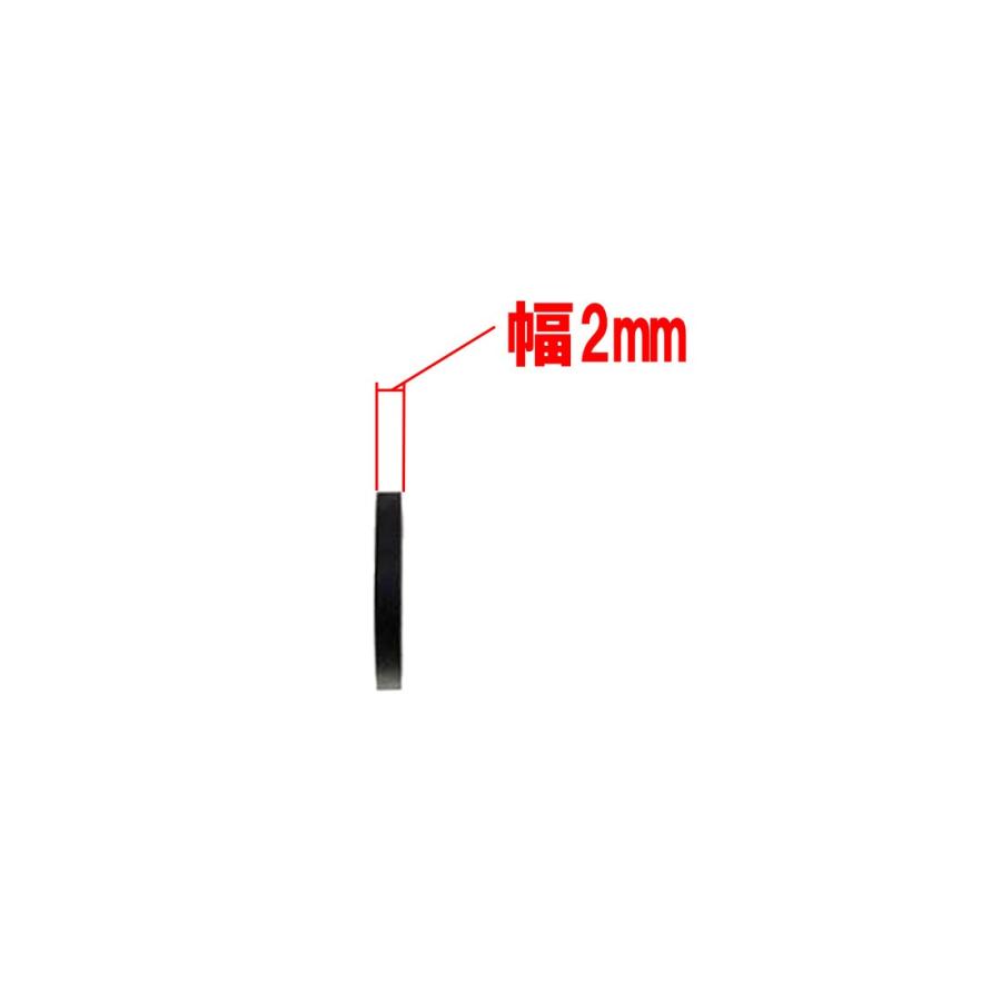 カセットデッキ修理パーツ アイドラー用ゴムリング 内径12mm 厚さ2mm 幅2mm 1個 駆動系消耗パーツ修理交換用 |  | 02