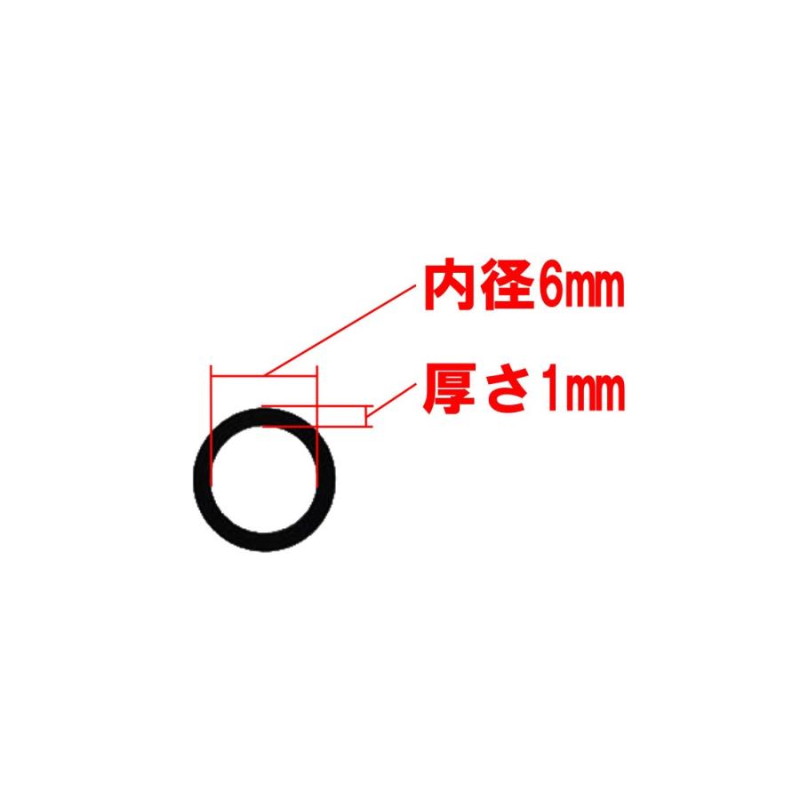 カセットデッキ修理パーツ アイドラー用ゴムリング 内径6mm 厚さ1mm 幅1.8mm 1個 駆動系消耗パーツ修理交換用 |  | 01